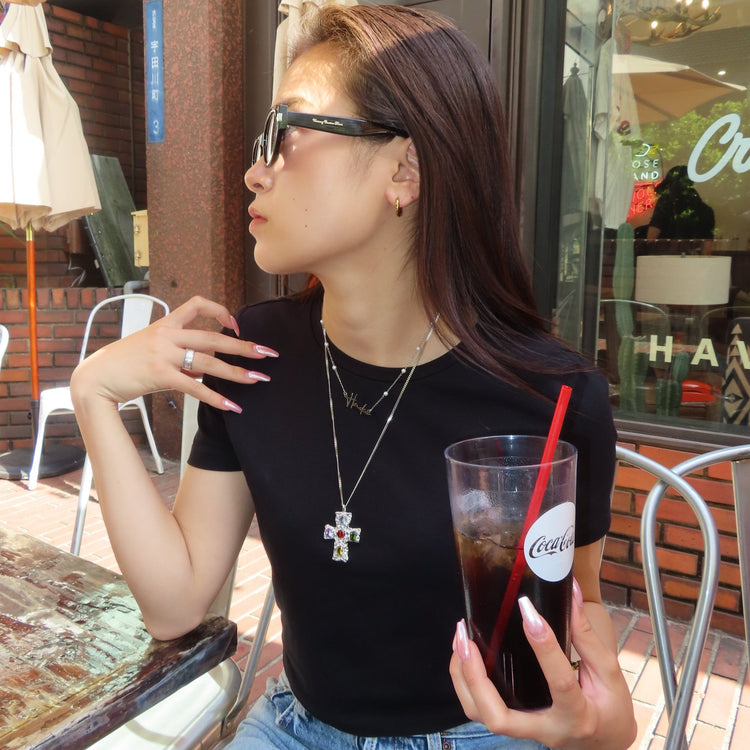 Pearl letter necklace - 𝐇𝐨𝐧𝐞𝐲 𝐁𝐮𝐭𝐭𝐞𝐫 𝐍𝐢𝐧𝐞