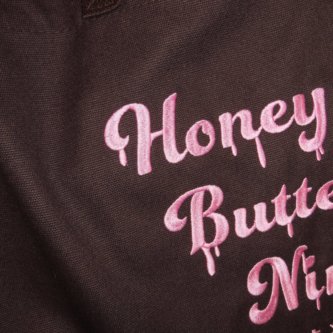 Pink nuts tote bag - 𝐇𝐨𝐧𝐞𝐲 𝐁𝐮𝐭𝐭𝐞𝐫 𝐍𝐢𝐧𝐞