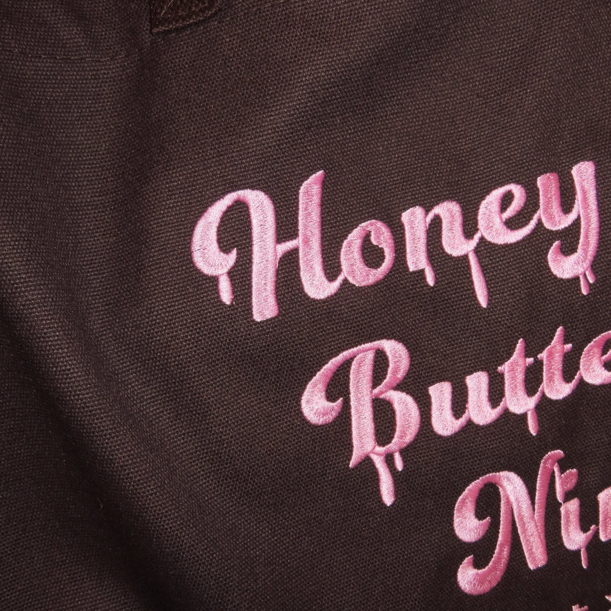 Pink nuts tote bag - 𝐇𝐨𝐧𝐞𝐲 𝐁𝐮𝐭𝐭𝐞𝐫 𝐍𝐢𝐧𝐞