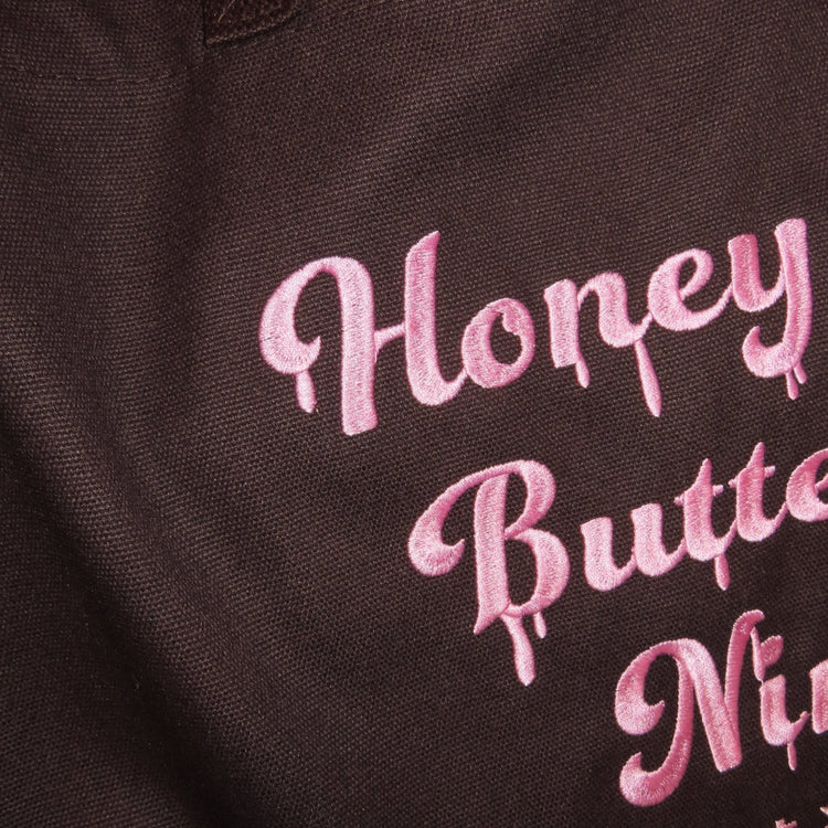 Pink nuts tote bag - 𝐇𝐨𝐧𝐞𝐲 𝐁𝐮𝐭𝐭𝐞𝐫 𝐍𝐢𝐧𝐞