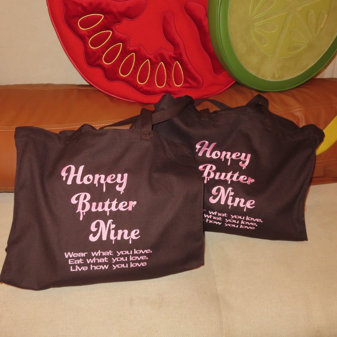 Pink nuts tote bag - 𝐇𝐨𝐧𝐞𝐲 𝐁𝐮𝐭𝐭𝐞𝐫 𝐍𝐢𝐧𝐞