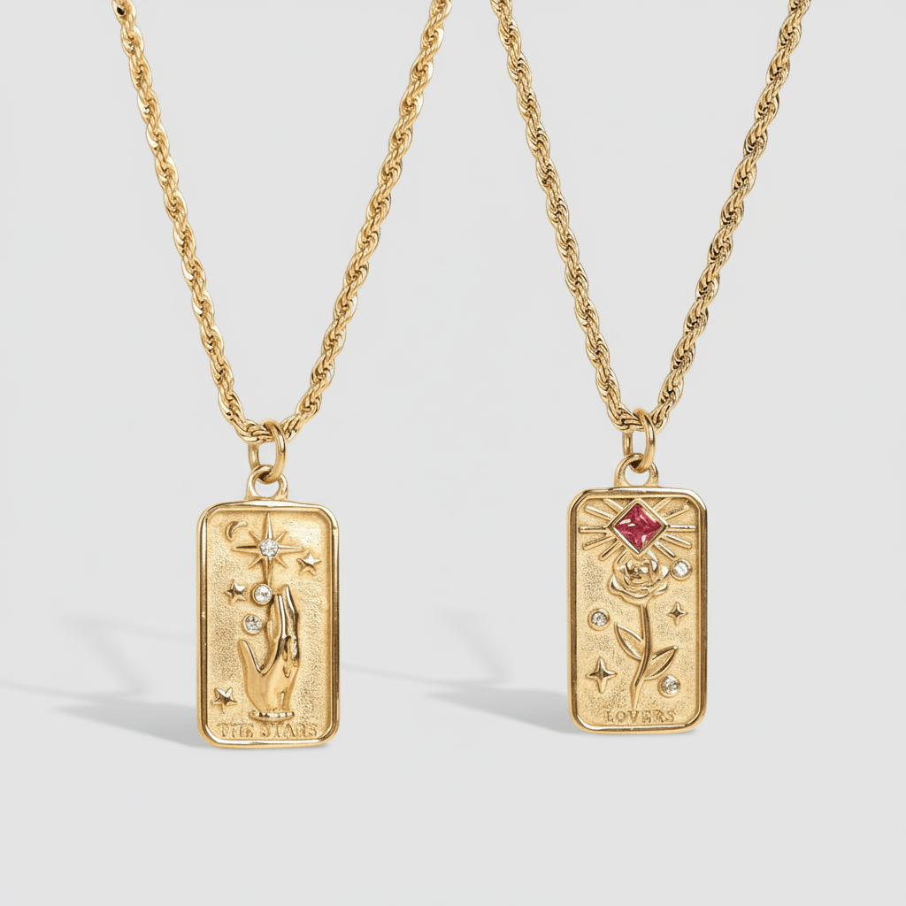 Plate magic necklace - 𝐇𝐨𝐧𝐞𝐲 𝐁𝐮𝐭𝐭𝐞𝐫 𝐍𝐢𝐧𝐞