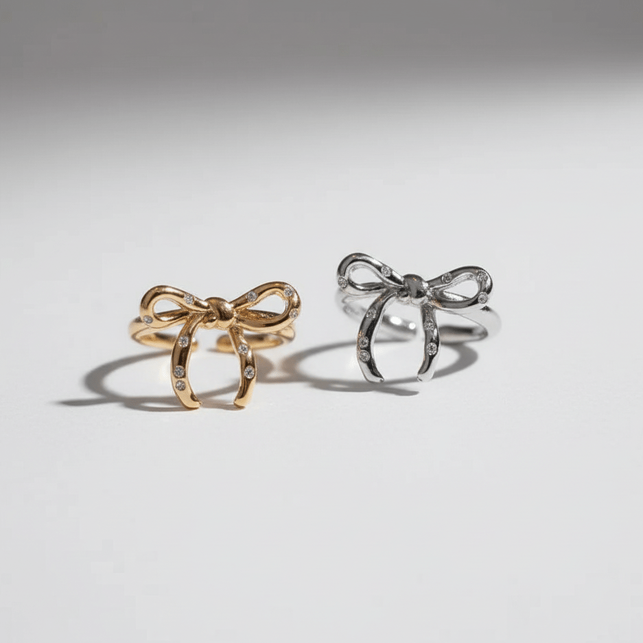 【リング】Ribbon spot ring - 𝐇𝐨𝐧𝐞𝐲 𝐁𝐮𝐭𝐭𝐞𝐫 𝐍𝐢𝐧𝐞