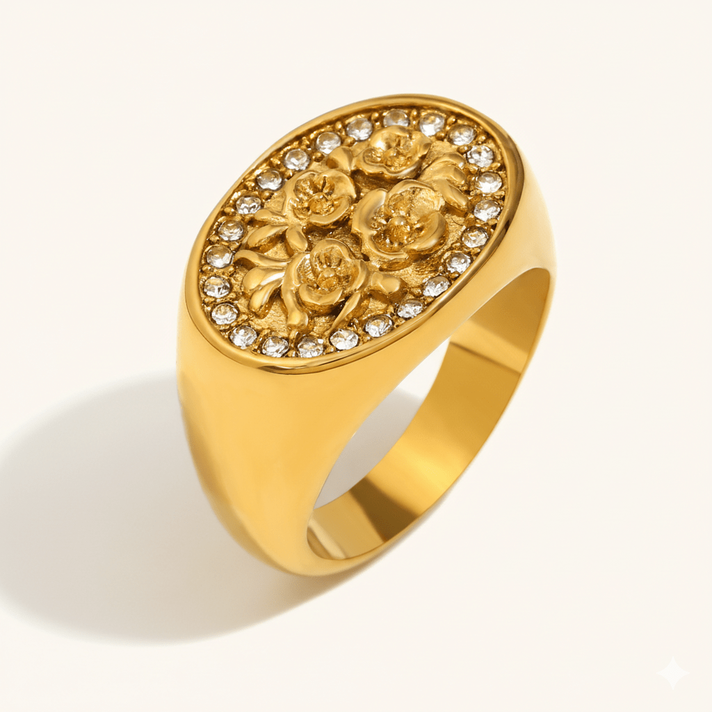 【リング】Rose gold ring - 𝐇𝐨𝐧𝐞𝐲 𝐁𝐮𝐭𝐭𝐞𝐫 𝐍𝐢𝐧𝐞