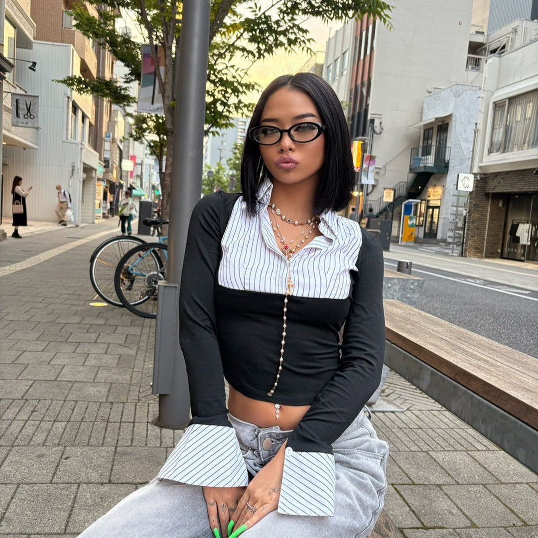 Round black glasses - 𝐇𝐨𝐧𝐞𝐲 𝐁𝐮𝐭𝐭𝐞𝐫 𝐍𝐢𝐧𝐞