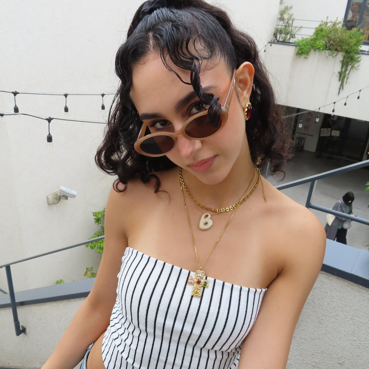 Royal cross necklace - 𝐇𝐨𝐧𝐞𝐲 𝐁𝐮𝐭𝐭𝐞𝐫 𝐍𝐢𝐧𝐞