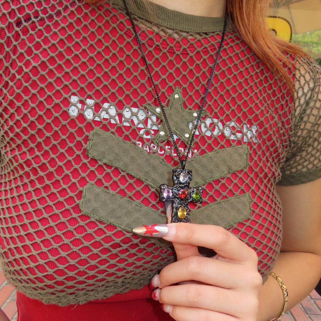 Royal cross necklace - 𝐇𝐨𝐧𝐞𝐲 𝐁𝐮𝐭𝐭𝐞𝐫 𝐍𝐢𝐧𝐞