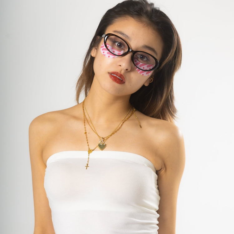 Shine heart charm necklace - 𝐇𝐨𝐧𝐞𝐲 𝐁𝐮𝐭𝐭𝐞𝐫 𝐍𝐢𝐧𝐞