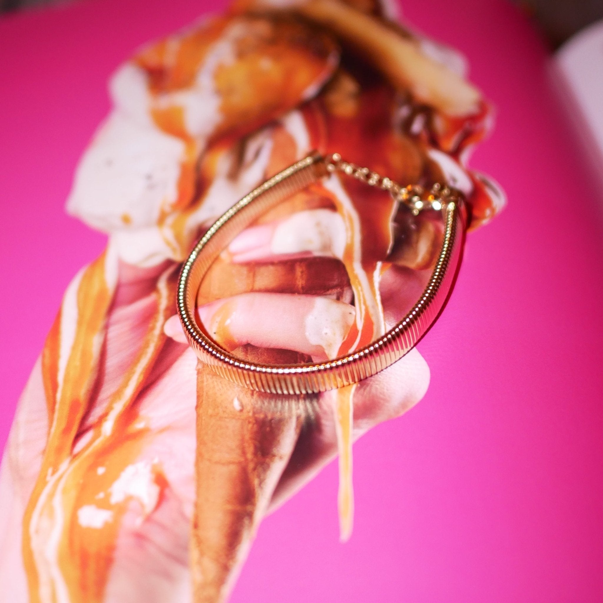 【ブレスレット】Simple snake bracelet - 𝐇𝐨𝐧𝐞𝐲 𝐁𝐮𝐭𝐭𝐞𝐫 𝐍𝐢𝐧𝐞