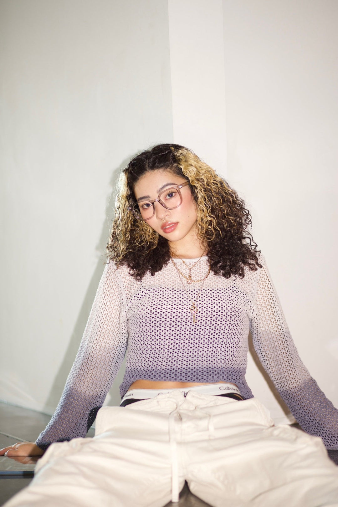 Square clear glasses - 𝐇𝐨𝐧𝐞𝐲 𝐁𝐮𝐭𝐭𝐞𝐫 𝐍𝐢𝐧𝐞