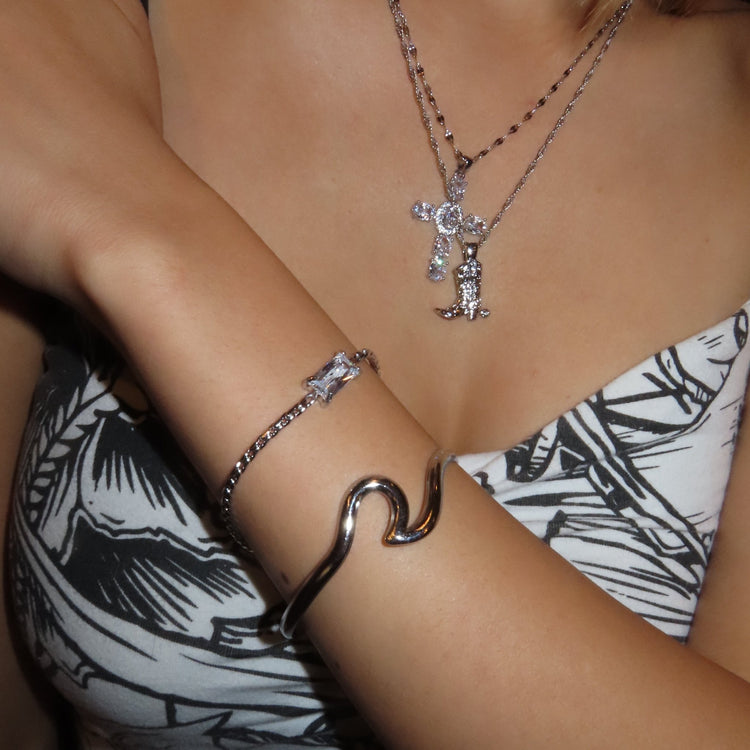 【ブレスレット】Square zir bracelet - 𝐇𝐨𝐧𝐞𝐲 𝐁𝐮𝐭𝐭𝐞𝐫 𝐍𝐢𝐧𝐞