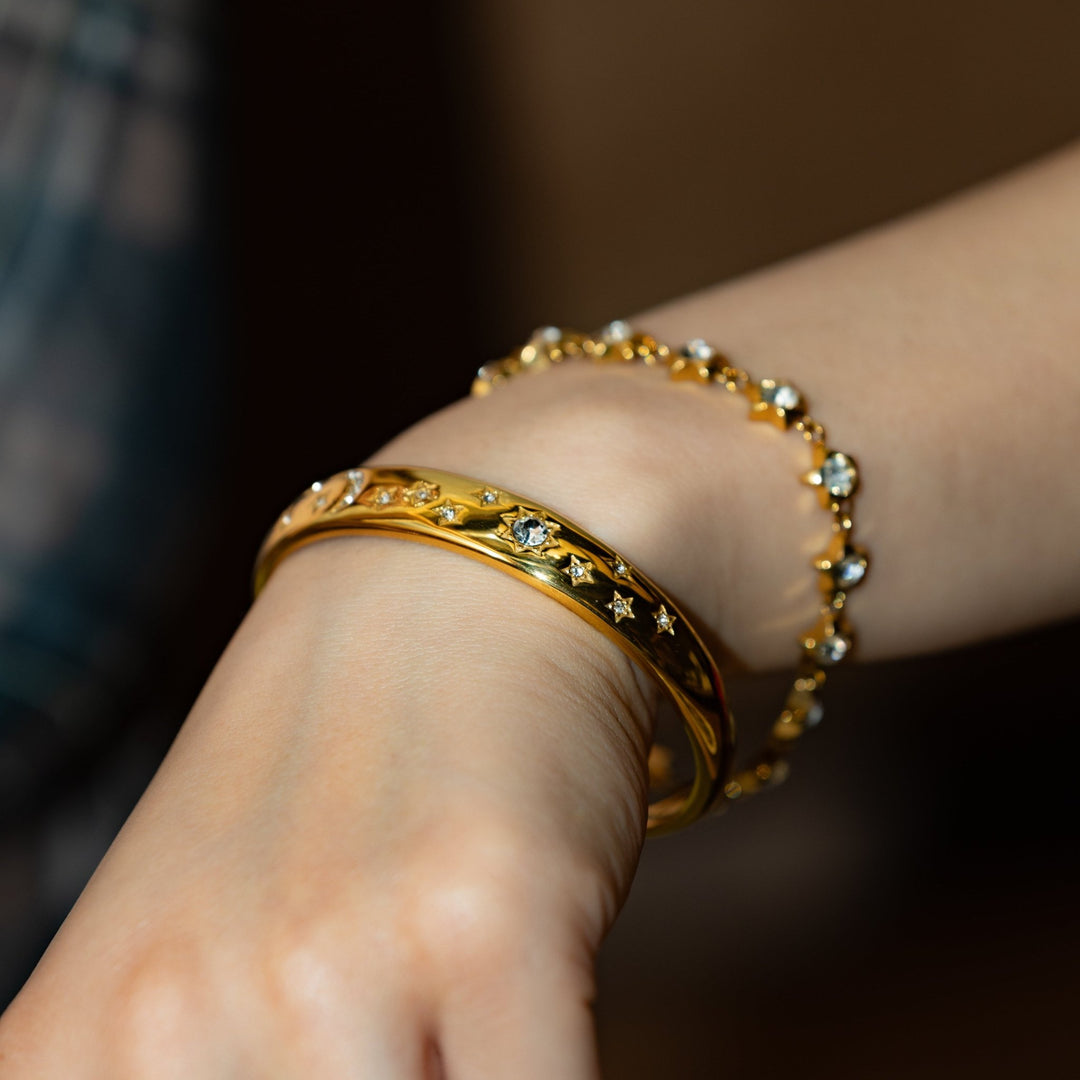 【ブレスレット】Star dome bracelet - 𝐇𝐨𝐧𝐞𝐲 𝐁𝐮𝐭𝐭𝐞𝐫 𝐍𝐢𝐧𝐞