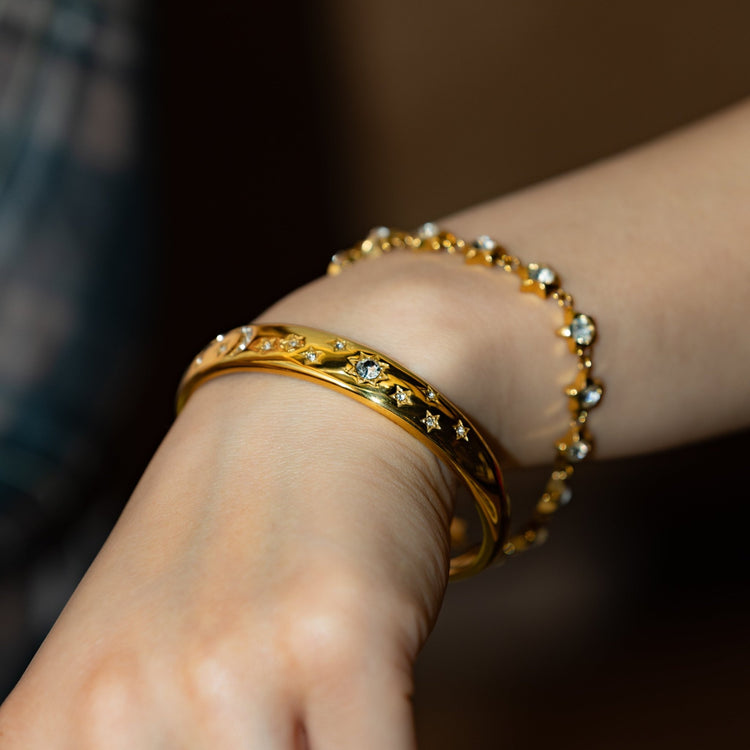 【ブレスレット】Star dome bracelet - 𝐇𝐨𝐧𝐞𝐲 𝐁𝐮𝐭𝐭𝐞𝐫 𝐍𝐢𝐧𝐞