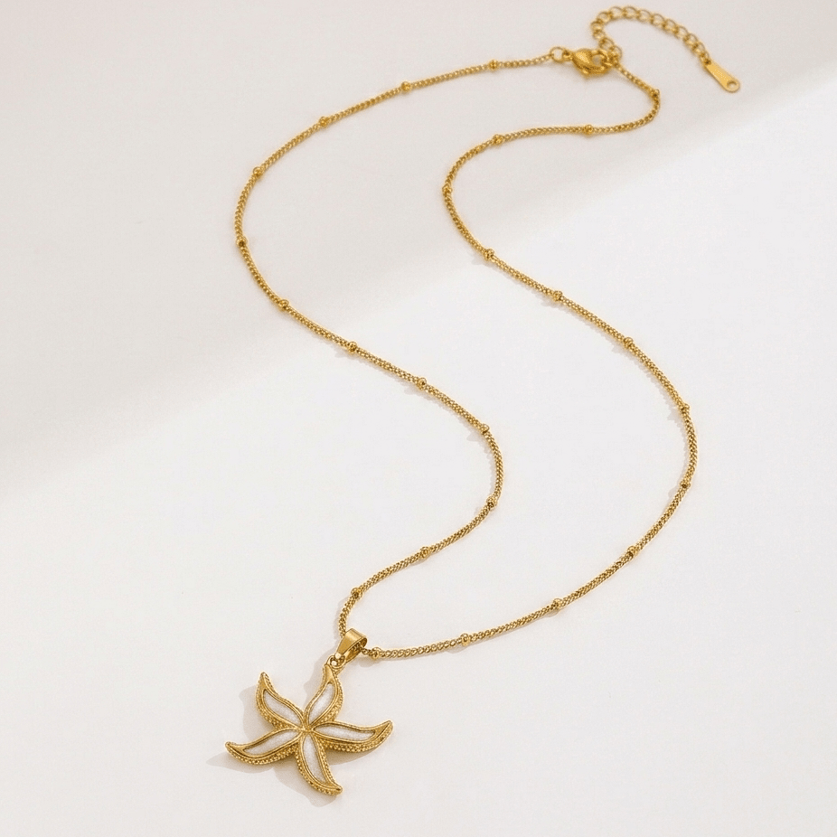 Starfish necklace - 𝐇𝐨𝐧𝐞𝐲 𝐁𝐮𝐭𝐭𝐞𝐫 𝐍𝐢𝐧𝐞