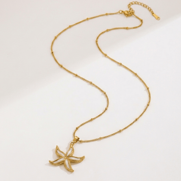 Starfish necklace - 𝐇𝐨𝐧𝐞𝐲 𝐁𝐮𝐭𝐭𝐞𝐫 𝐍𝐢𝐧𝐞