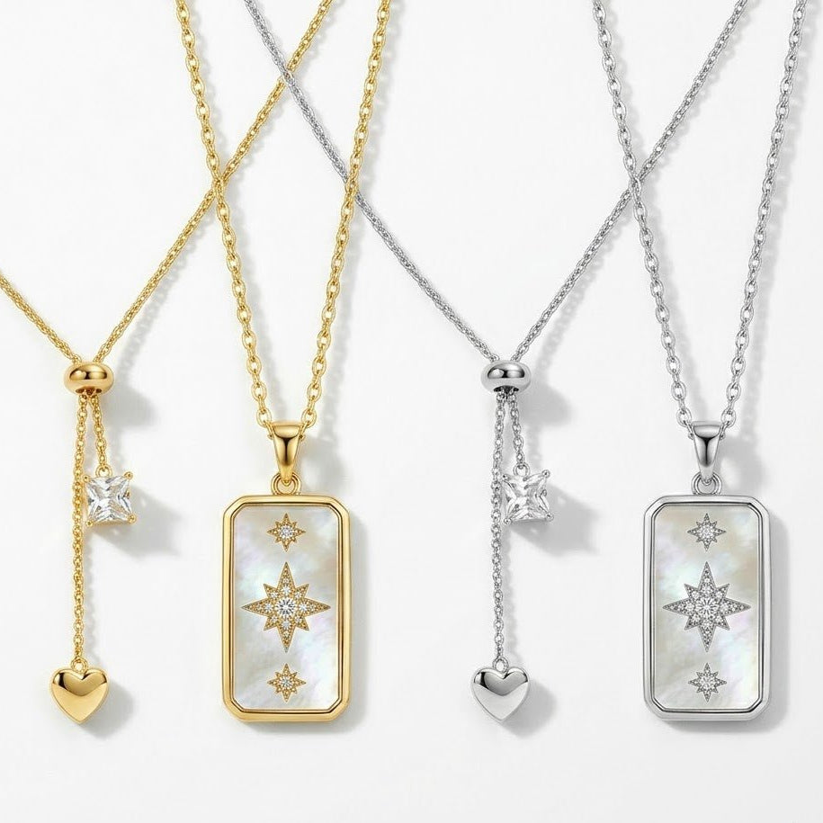 Starlight charm necklace - 𝐇𝐨𝐧𝐞𝐲 𝐁𝐮𝐭𝐭𝐞𝐫 𝐍𝐢𝐧𝐞