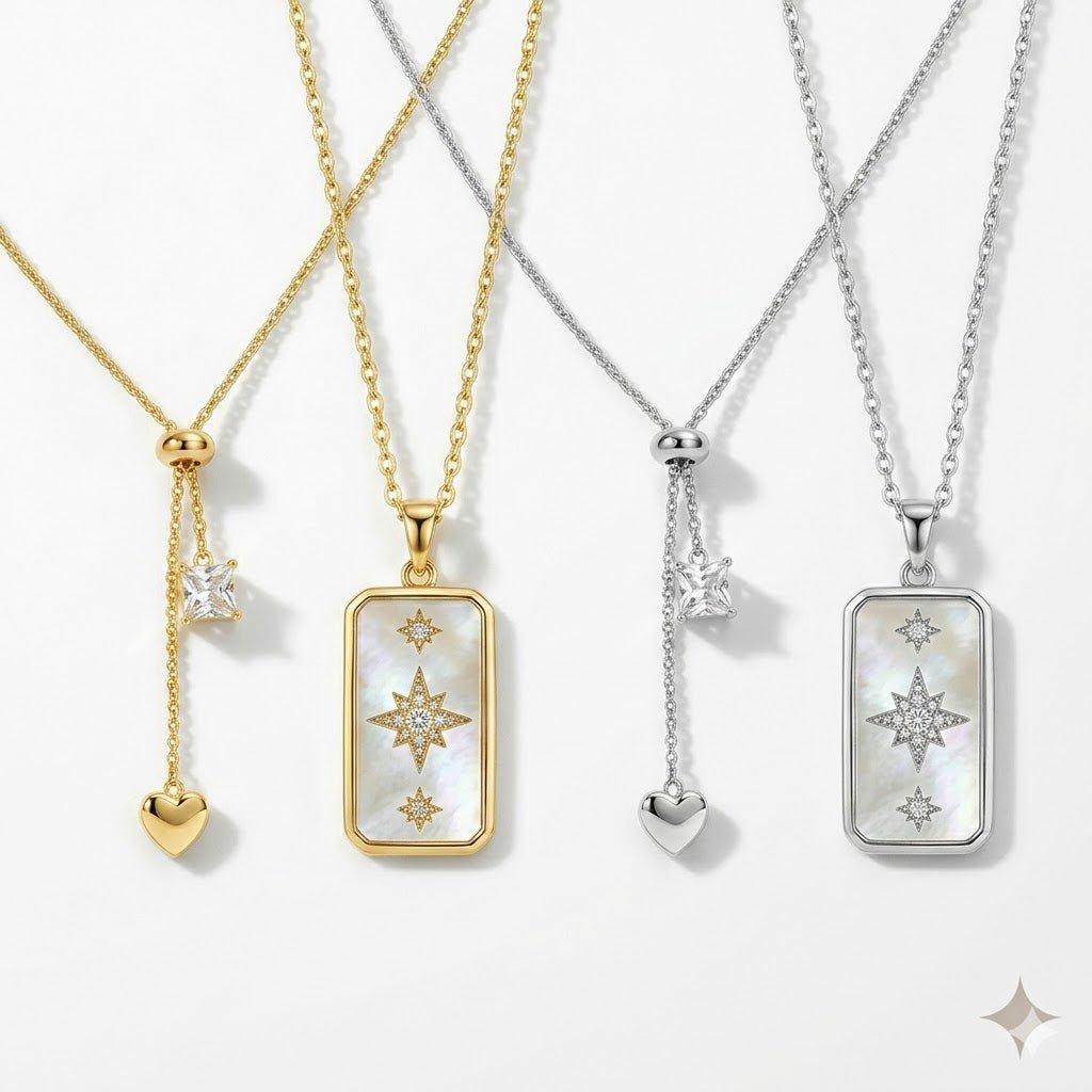Starlight charm necklace - 𝐇𝐨𝐧𝐞𝐲 𝐁𝐮𝐭𝐭𝐞𝐫 𝐍𝐢𝐧𝐞