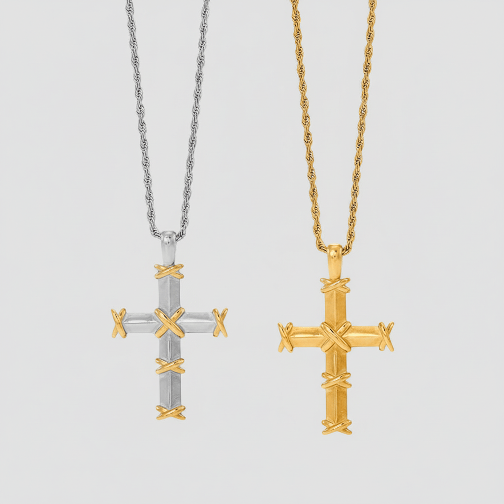 Staurous necklace - 𝐇𝐨𝐧𝐞𝐲 𝐁𝐮𝐭𝐭𝐞𝐫 𝐍𝐢𝐧𝐞