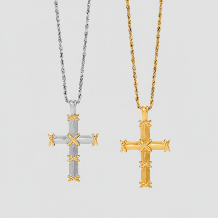 Staurous necklace - 𝐇𝐨𝐧𝐞𝐲 𝐁𝐮𝐭𝐭𝐞𝐫 𝐍𝐢𝐧𝐞