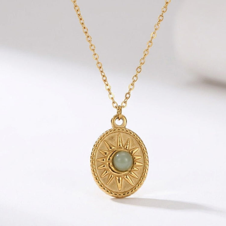 Sun blessing necklace - 𝐇𝐨𝐧𝐞𝐲 𝐁𝐮𝐭𝐭𝐞𝐫 𝐍𝐢𝐧𝐞
