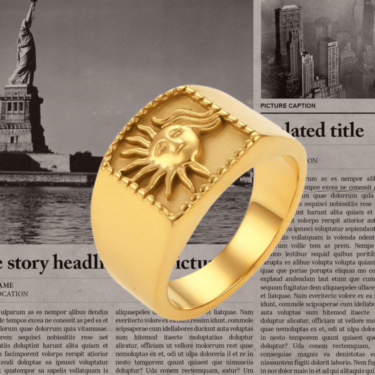 Sun ring (メンズ) - 𝐇𝐨𝐧𝐞𝐲 𝐁𝐮𝐭𝐭𝐞𝐫 𝐍𝐢𝐧𝐞