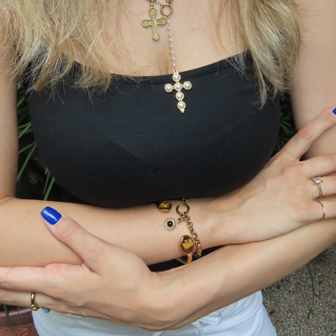 【ブレスレット】Sun tiger bracelet - 𝐇𝐨𝐧𝐞𝐲 𝐁𝐮𝐭𝐭𝐞𝐫 𝐍𝐢𝐧𝐞