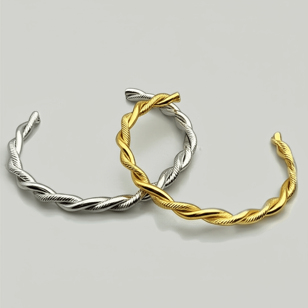 【ブレスレット】Twist bangle - 𝐇𝐨𝐧𝐞𝐲 𝐁𝐮𝐭𝐭𝐞𝐫 𝐍𝐢𝐧𝐞