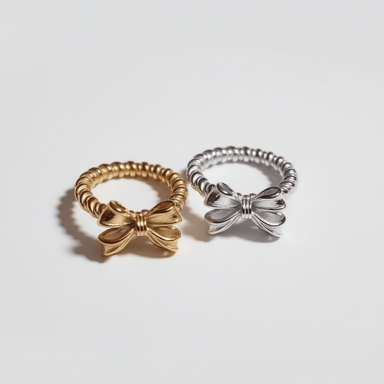 【リング】Twist ribbon ring - 𝐇𝐨𝐧𝐞𝐲 𝐁𝐮𝐭𝐭𝐞𝐫 𝐍𝐢𝐧𝐞