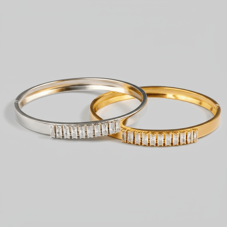 【ブレスレット】Zirconia bangle - 𝐇𝐨𝐧𝐞𝐲 𝐁𝐮𝐭𝐭𝐞𝐫 𝐍𝐢𝐧𝐞