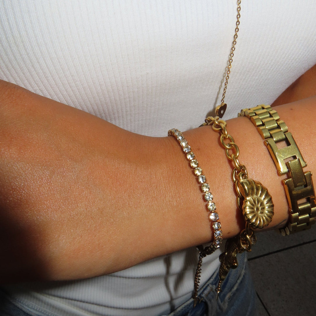 【ブレスレット】Zirconia bracelet - 𝐇𝐨𝐧𝐞𝐲 𝐁𝐮𝐭𝐭𝐞𝐫 𝐍𝐢𝐧𝐞