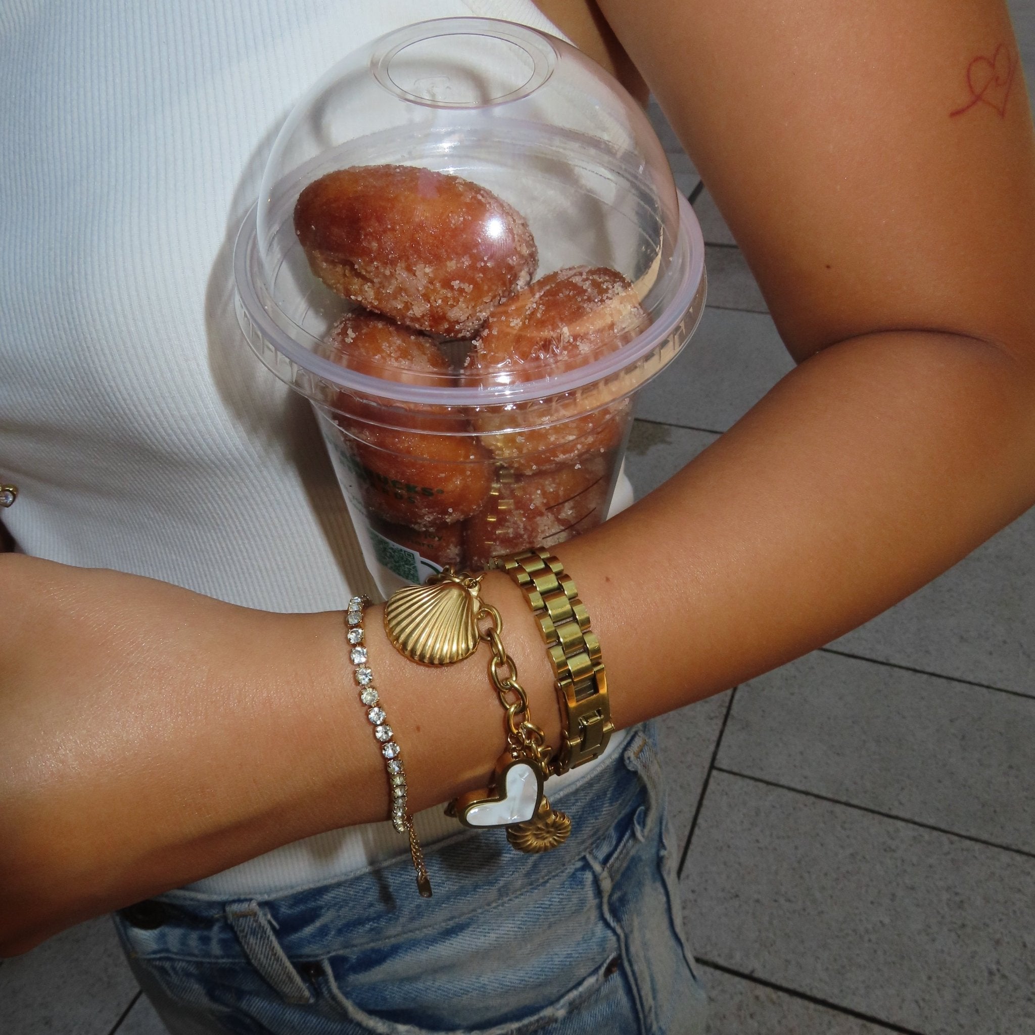 【ブレスレット】Zirconia bracelet - 𝐇𝐨𝐧𝐞𝐲 𝐁𝐮𝐭𝐭𝐞𝐫 𝐍𝐢𝐧𝐞