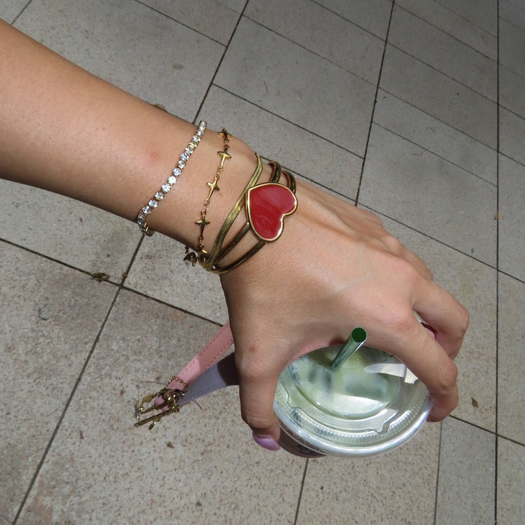 【ブレスレット】Zirconia bracelet - 𝐇𝐨𝐧𝐞𝐲 𝐁𝐮𝐭𝐭𝐞𝐫 𝐍𝐢𝐧𝐞