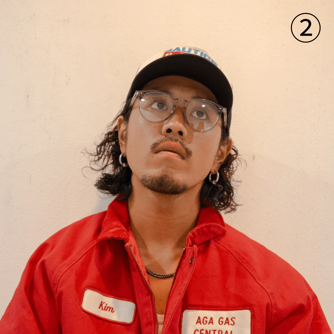 Clear flame glasses (ﾌﾞﾙｰﾗｲﾄｶｯﾄ付) - 𝐇𝐨𝐧𝐞𝐲 𝐁𝐮𝐭𝐭𝐞𝐫 𝐍𝐢𝐧𝐞