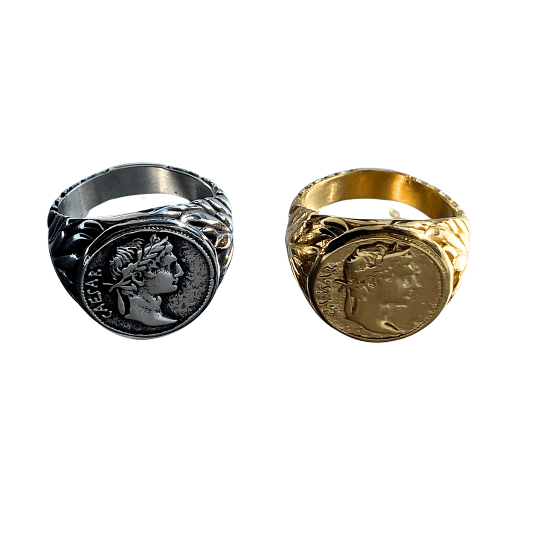 Coin vintage ring (メンズ) - 𝐇𝐨𝐧𝐞𝐲 𝐁𝐮𝐭𝐭𝐞𝐫 𝐍𝐢𝐧𝐞