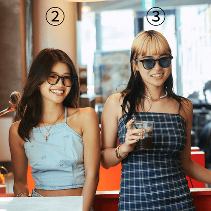 Color square sunglasses - 𝐇𝐨𝐧𝐞𝐲 𝐁𝐮𝐭𝐭𝐞𝐫 𝐍𝐢𝐧𝐞