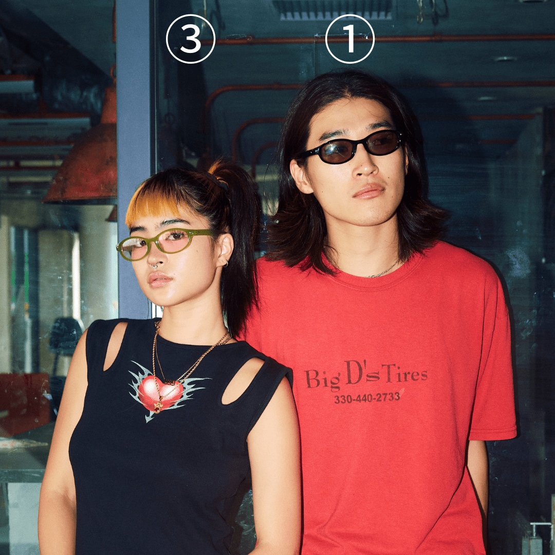 Fashion round sunglasses - 𝐇𝐨𝐧𝐞𝐲 𝐁𝐮𝐭𝐭𝐞𝐫 𝐍𝐢𝐧𝐞