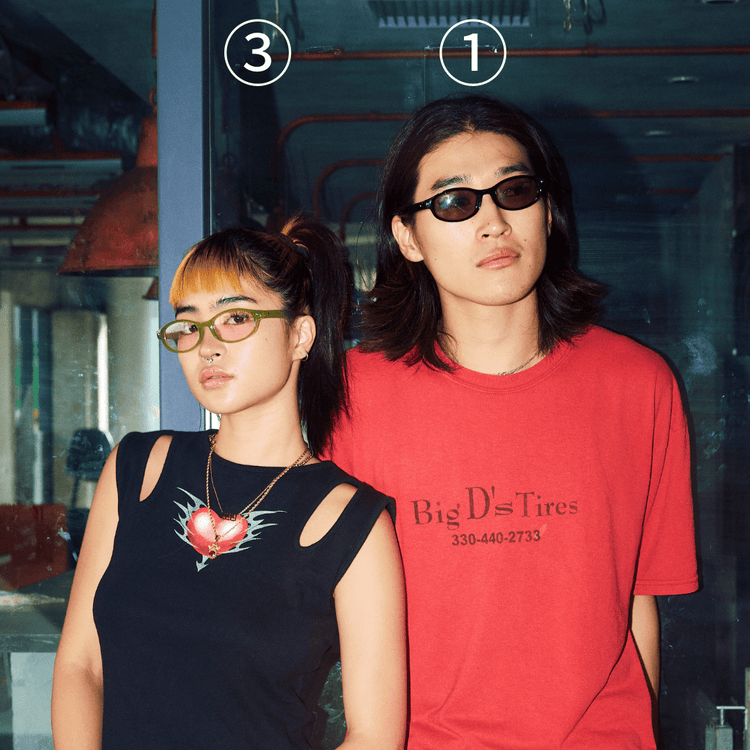 Fashion round sunglasses - 𝐇𝐨𝐧𝐞𝐲 𝐁𝐮𝐭𝐭𝐞𝐫 𝐍𝐢𝐧𝐞