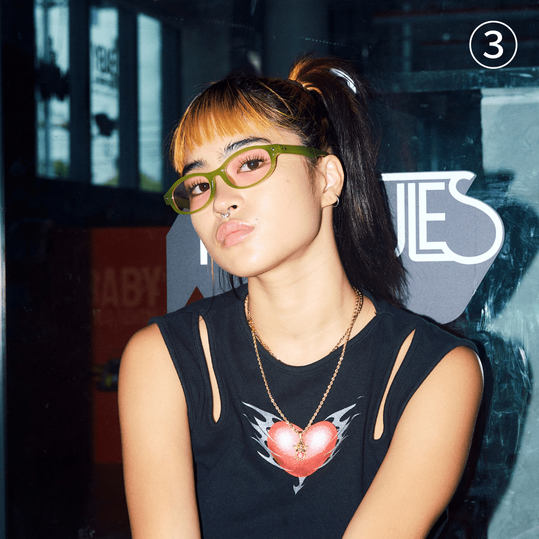 Fashion round sunglasses - 𝐇𝐨𝐧𝐞𝐲 𝐁𝐮𝐭𝐭𝐞𝐫 𝐍𝐢𝐧𝐞