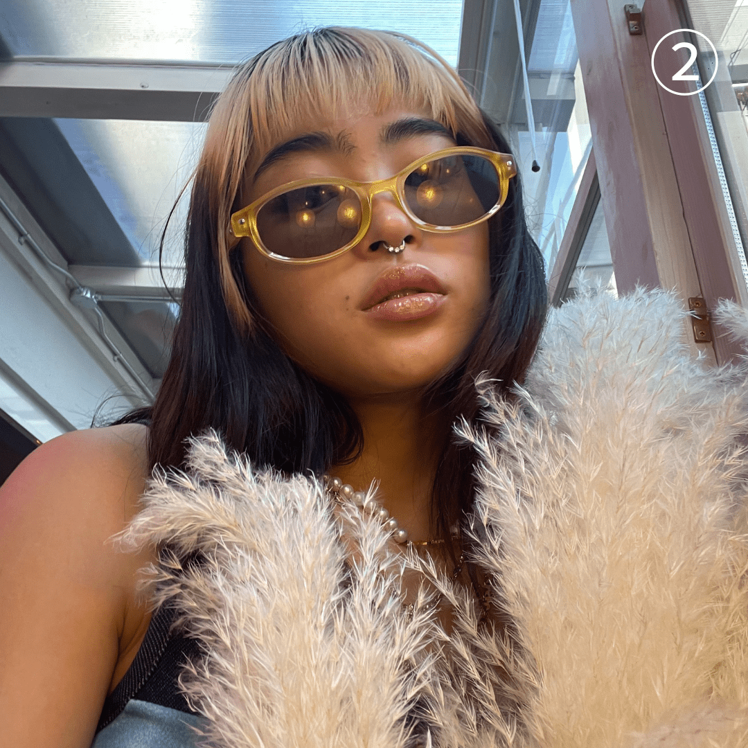 Fashion round sunglasses - 𝐇𝐨𝐧𝐞𝐲 𝐁𝐮𝐭𝐭𝐞𝐫 𝐍𝐢𝐧𝐞