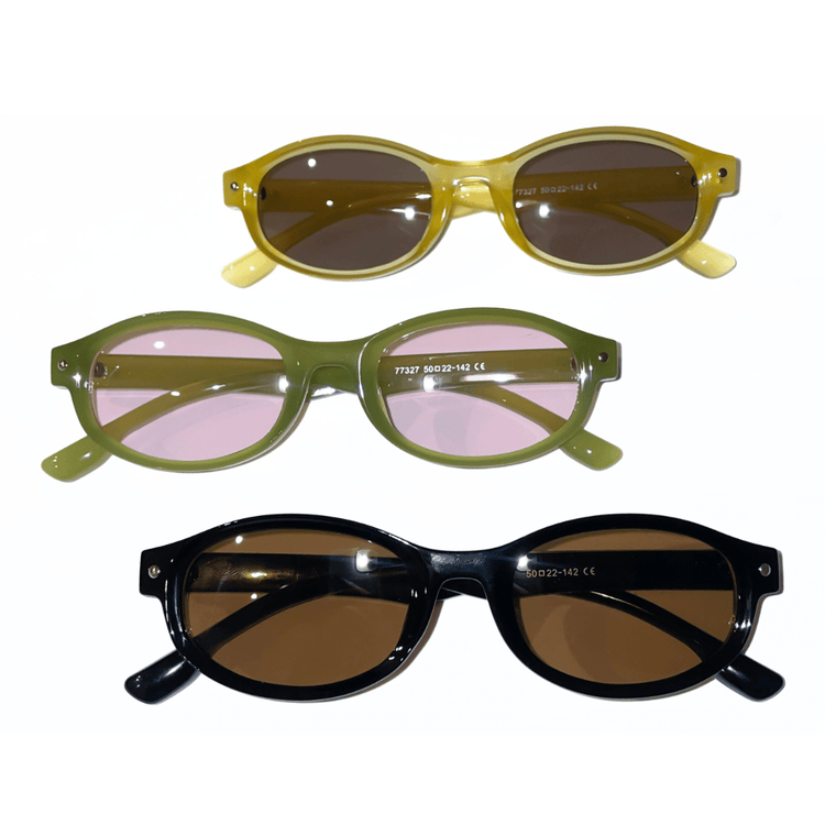 Fashion round sunglasses - 𝐇𝐨𝐧𝐞𝐲 𝐁𝐮𝐭𝐭𝐞𝐫 𝐍𝐢𝐧𝐞