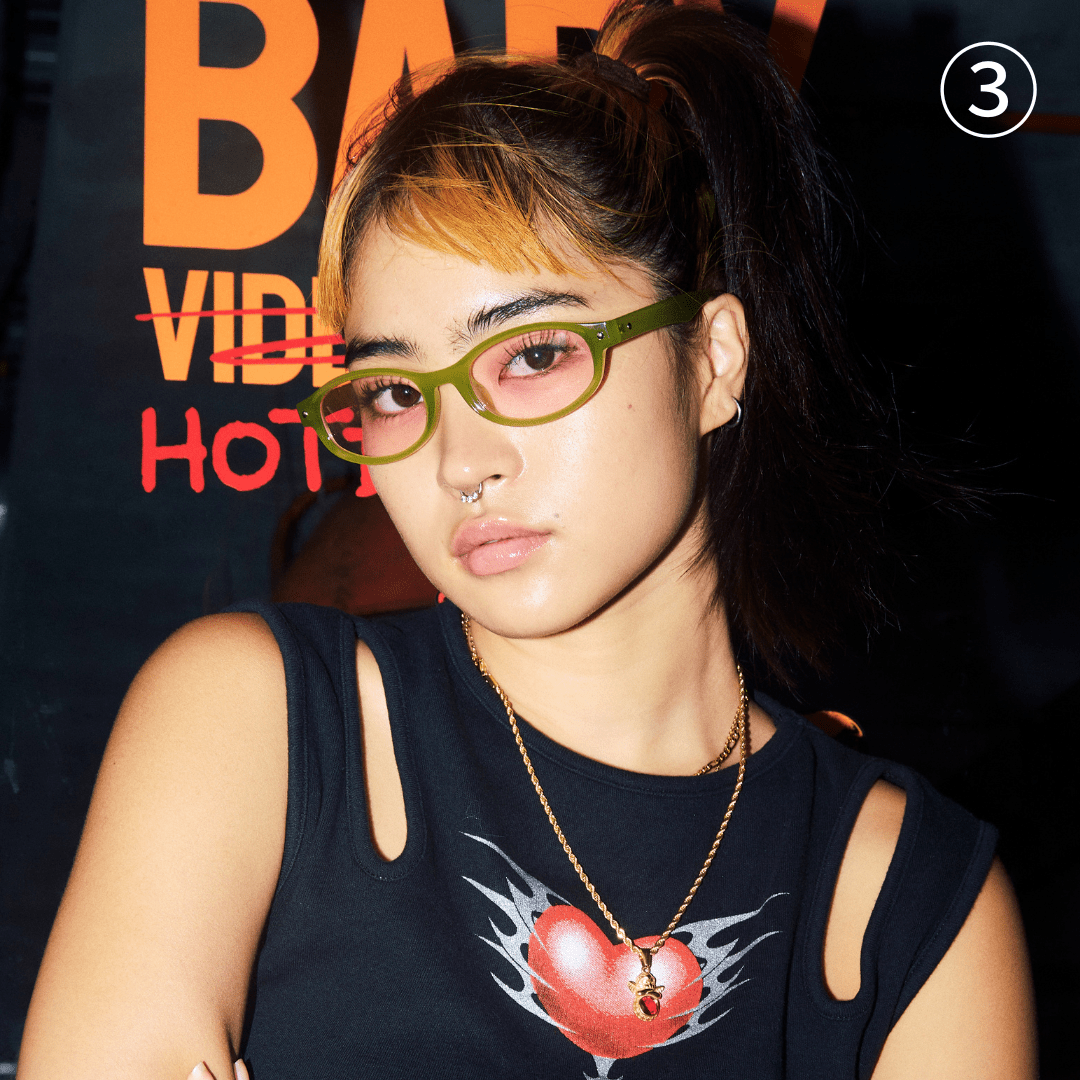 Fashion round sunglasses - 𝐇𝐨𝐧𝐞𝐲 𝐁𝐮𝐭𝐭𝐞𝐫 𝐍𝐢𝐧𝐞