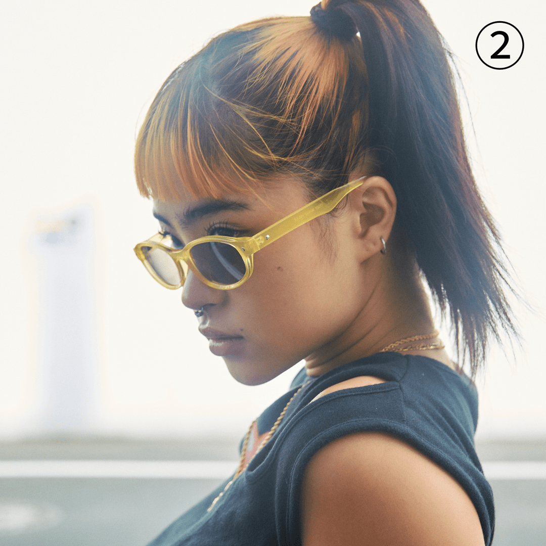 Fashion round sunglasses - 𝐇𝐨𝐧𝐞𝐲 𝐁𝐮𝐭𝐭𝐞𝐫 𝐍𝐢𝐧𝐞