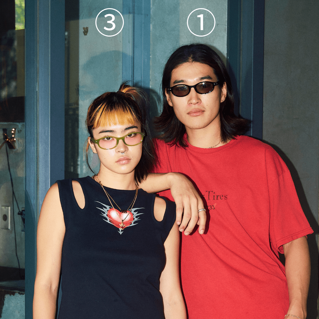 Fashion round sunglasses - 𝐇𝐨𝐧𝐞𝐲 𝐁𝐮𝐭𝐭𝐞𝐫 𝐍𝐢𝐧𝐞