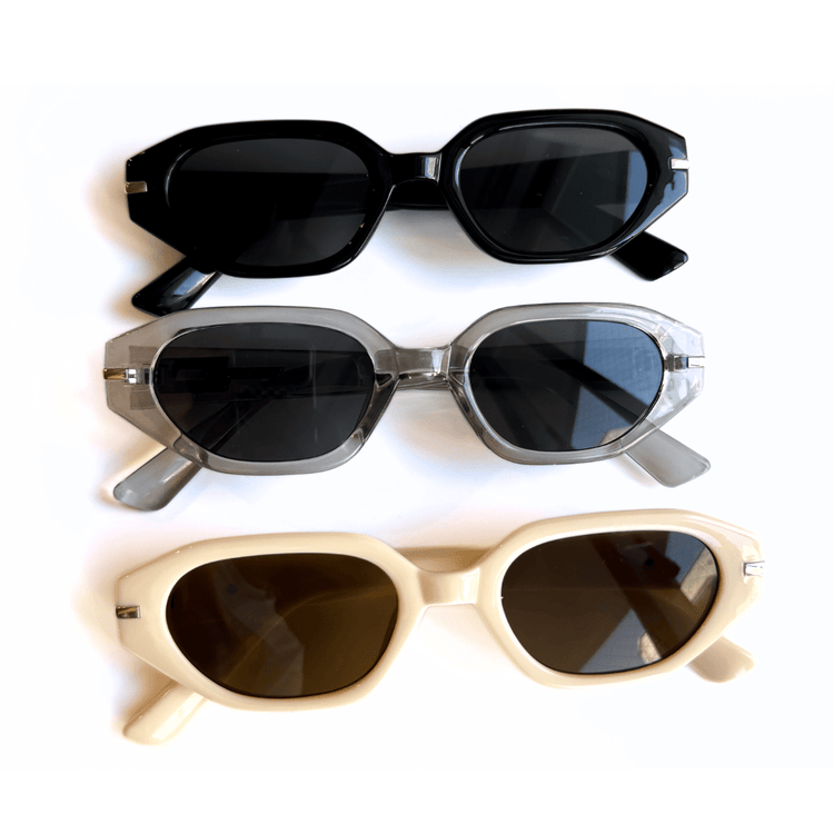 Line trapezoid sunglasses - 𝐇𝐨𝐧𝐞𝐲 𝐁𝐮𝐭𝐭𝐞𝐫 𝐍𝐢𝐧𝐞