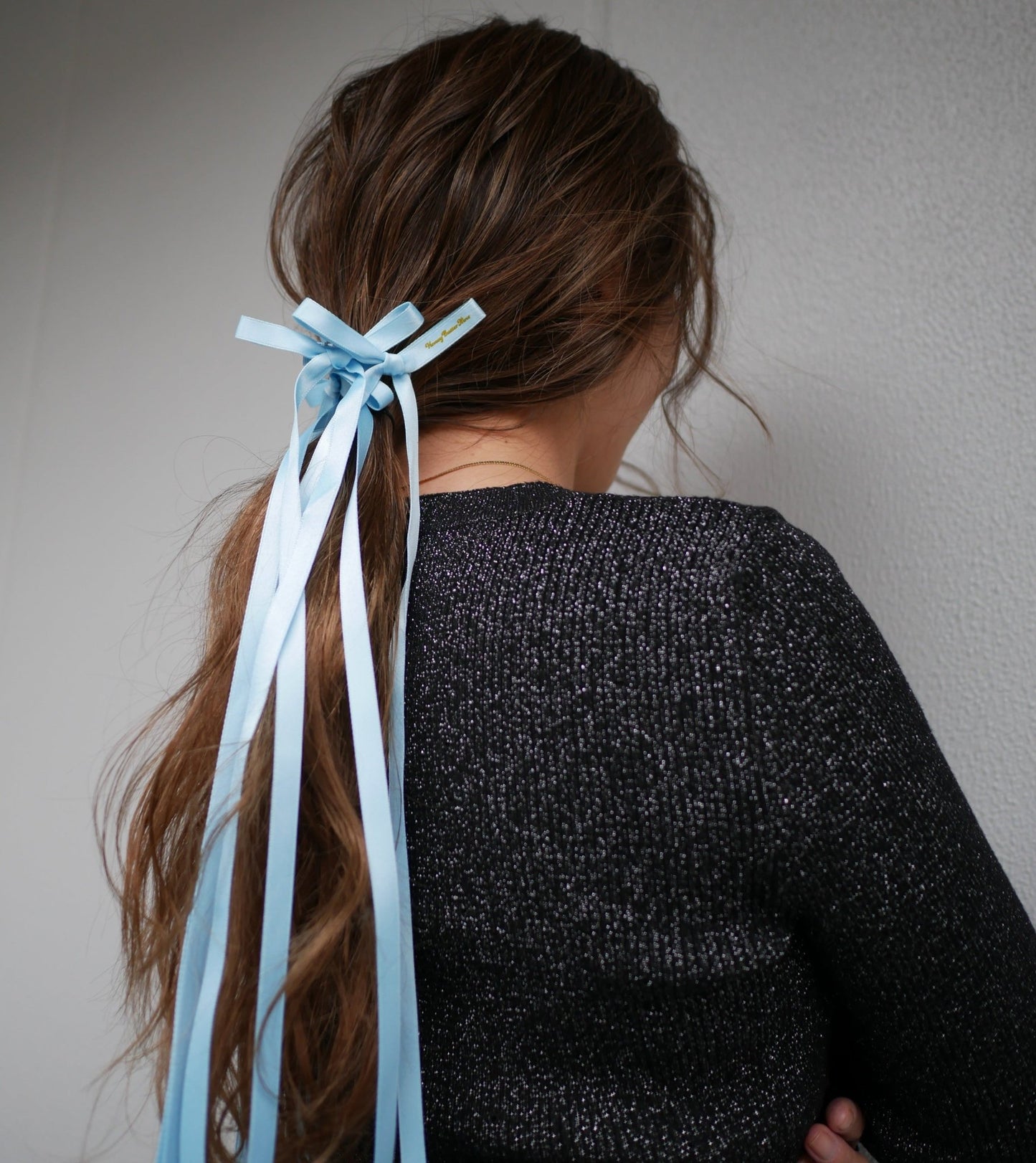 Long ribbon clip (2set) - 𝐇𝐨𝐧𝐞𝐲 𝐁𝐮𝐭𝐭𝐞𝐫 𝐍𝐢𝐧𝐞