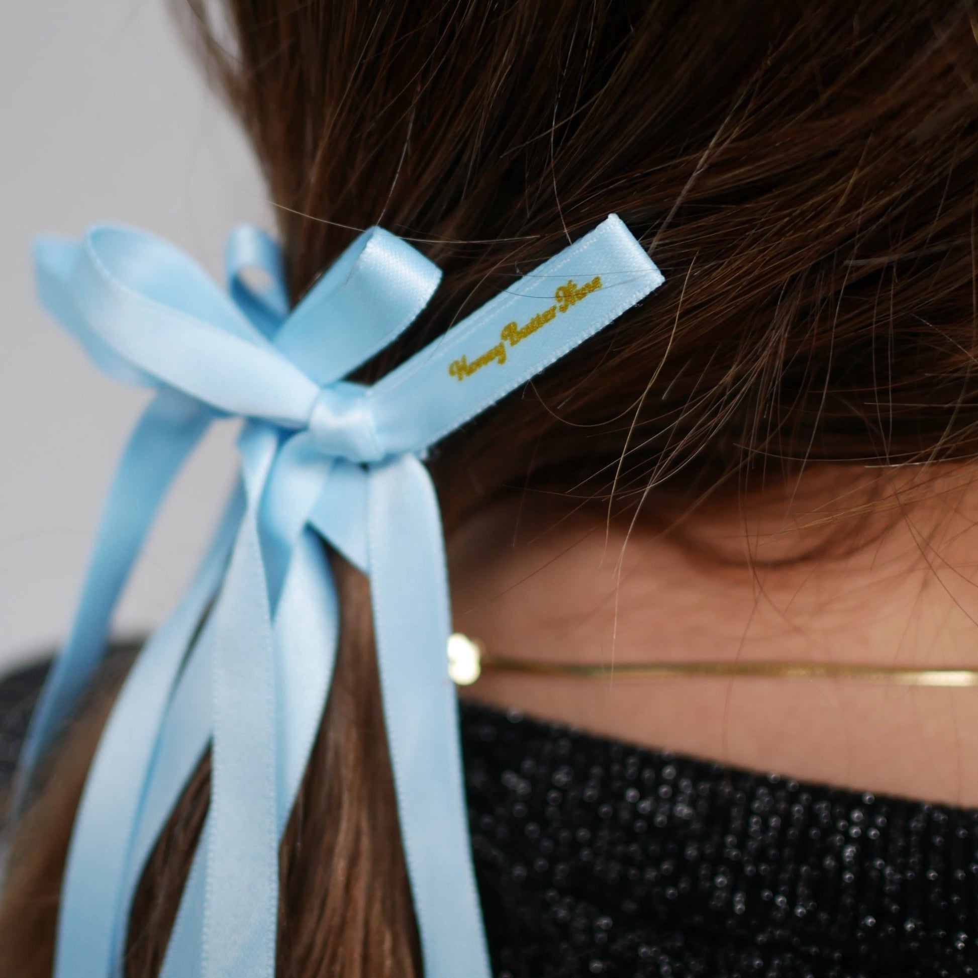 Long ribbon clip (2set) - 𝐇𝐨𝐧𝐞𝐲 𝐁𝐮𝐭𝐭𝐞𝐫 𝐍𝐢𝐧𝐞