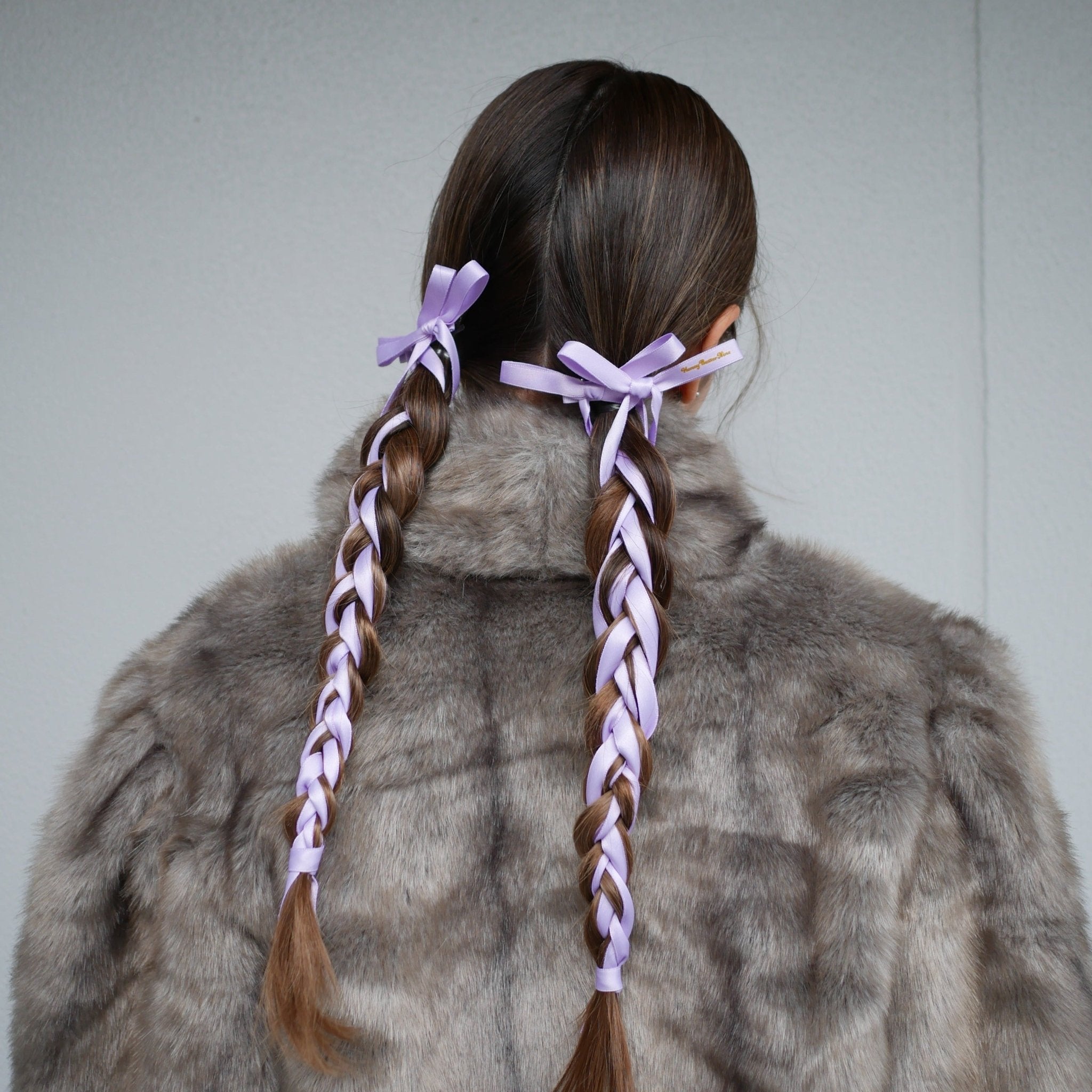 Long ribbon clip (2set) - 𝐇𝐨𝐧𝐞𝐲 𝐁𝐮𝐭𝐭𝐞𝐫 𝐍𝐢𝐧𝐞