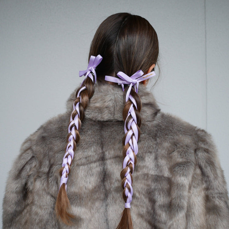 Long ribbon clip (2set) - 𝐇𝐨𝐧𝐞𝐲 𝐁𝐮𝐭𝐭𝐞𝐫 𝐍𝐢𝐧𝐞