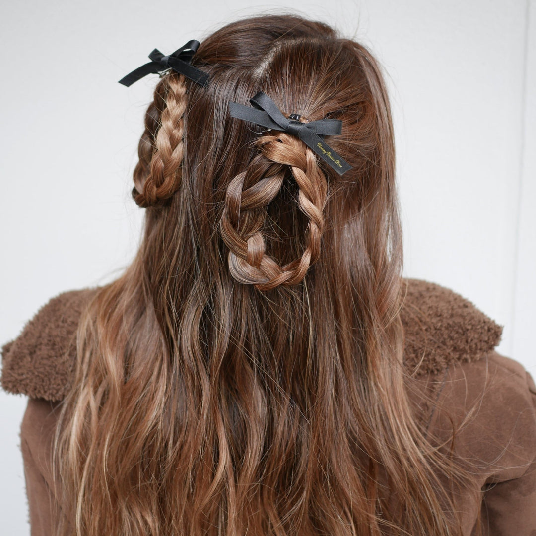 Mini ribbon clip (2set) - 𝐇𝐨𝐧𝐞𝐲 𝐁𝐮𝐭𝐭𝐞𝐫 𝐍𝐢𝐧𝐞