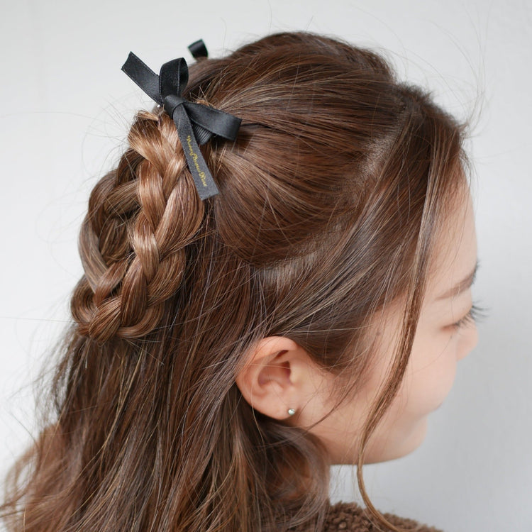 Mini ribbon clip (2set) - 𝐇𝐨𝐧𝐞𝐲 𝐁𝐮𝐭𝐭𝐞𝐫 𝐍𝐢𝐧𝐞